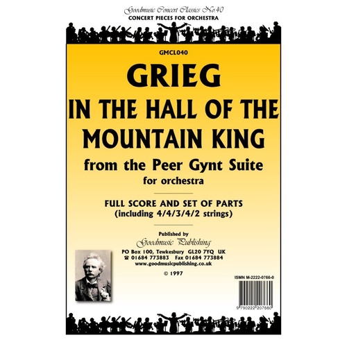 In the Hall of the Mountain King for Orchestra SC/PTS by Edvard Grieg