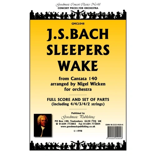 Sleepers Wake for Orchestra - J.S. Bach Arr. Nigel Wicken