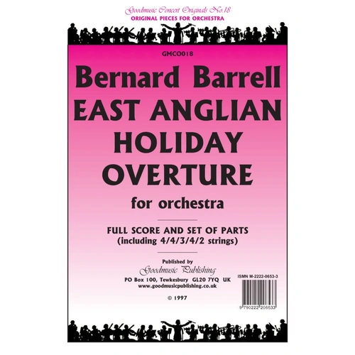 East Anglian Holiday Overture for Orchestra - SC/PTS by Bernard Barrell
