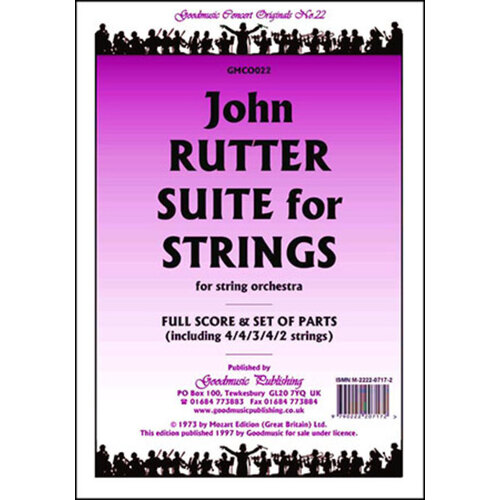 John Rutter - Suite For Strings Score/Parts