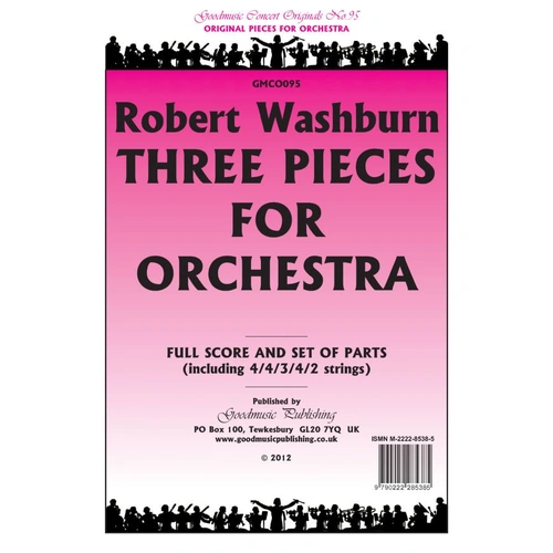 Washburn Three Pieces for Orchestra SC/PTS