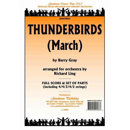 Thunderbirds March for Orchestra SC/PTS