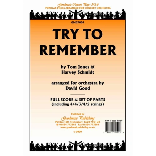 Try to Remember for Orchestra SC/Pts