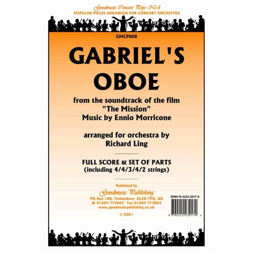 Gabriel's Oboe (from The Mission) for Orchestra SC/PTS, Ennio Morricone, Arr. Richard Ling, Goodmusic, 1 Page