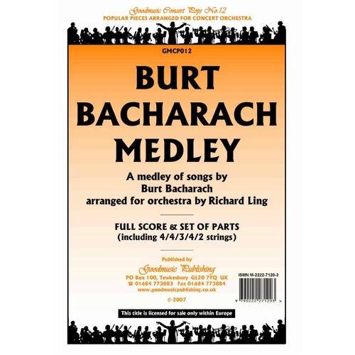 Burt Bacharach Medley for Orchestra - SC/PTS