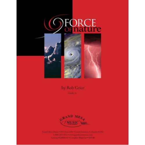 Force Of Nature Concert Band Score/Parts Book