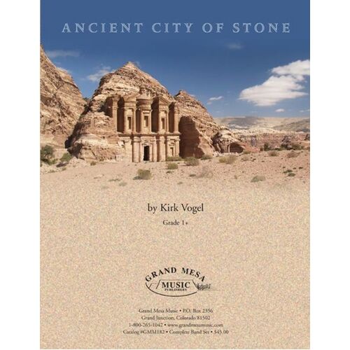 Ancient City Of Stone Concert Band Score/Parts Book