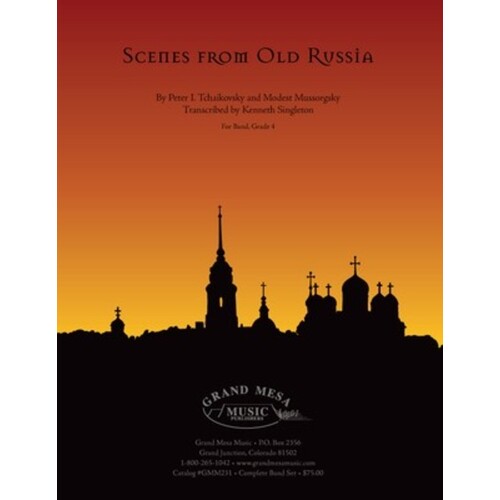 Scenes From Old Russia Concert Band 4 Score/Parts (Music Score) Book