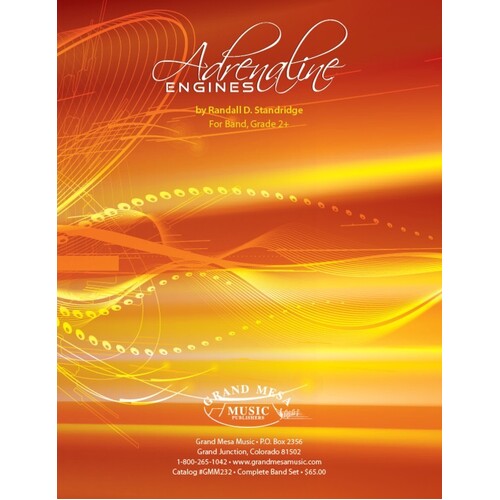 Adrenaline Engines Concert Band 2 Score/Parts Book