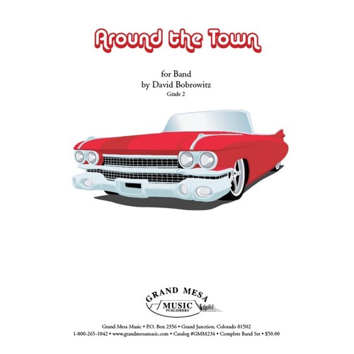Around The Town Concert Band 2 Score/Parts Book