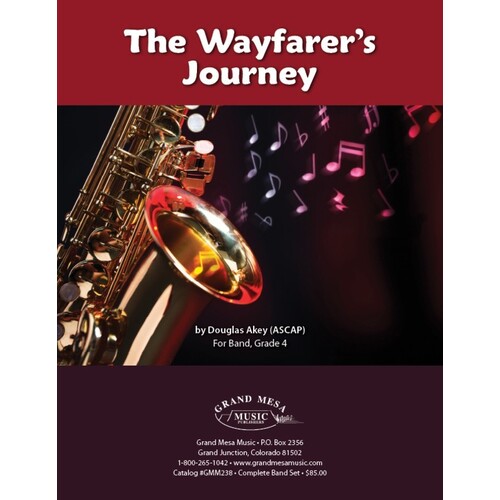 Wayfarers Journey The Concert Band 4 Score Only (Music Score) Book