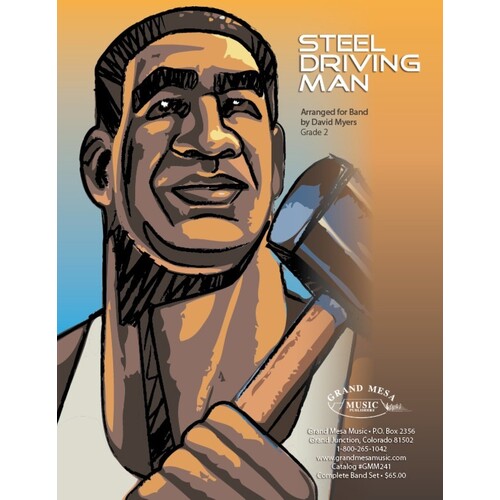 Steel Driving Man Concert Band 2 Score/Parts Book