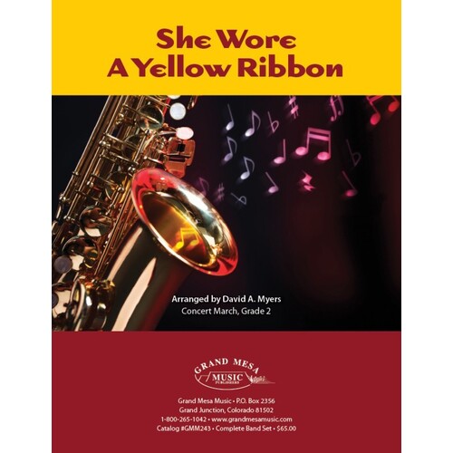 She Wore A Yellow Ribbon Concert Band 2 Score/Parts Book