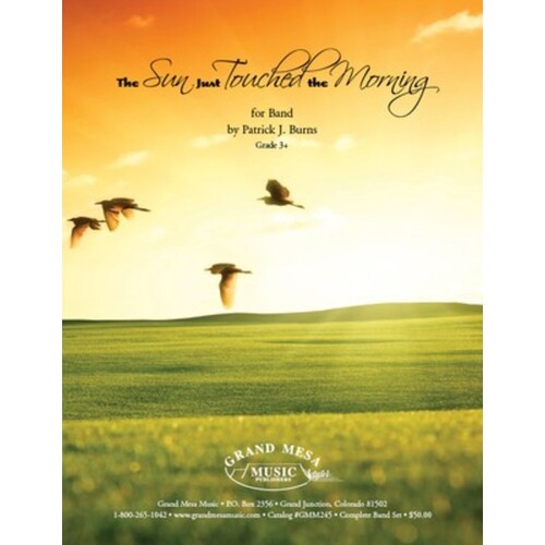 Sun Just Touched The Morning The Concert Band 3 Score Only (Music Score) Book