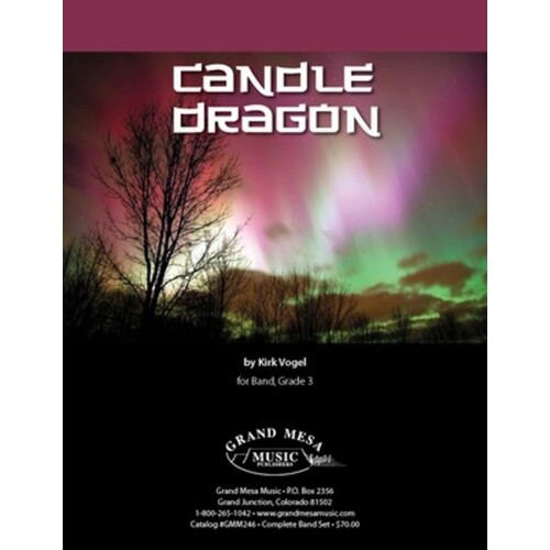 Candle Dragon Concert Band 3 Score Only (Music Score) Book
