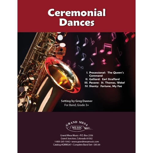 Ceremonial Dances Concert Band 3 Score/Parts Book