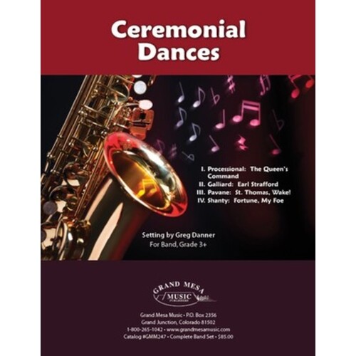Ceremonial Dances Concert Band 3 Score Only (Music Score) Book