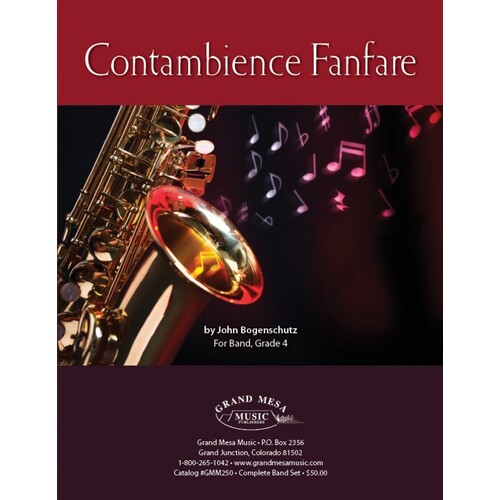 Contambience Fanfare Concert Band 4 Score/Parts Book