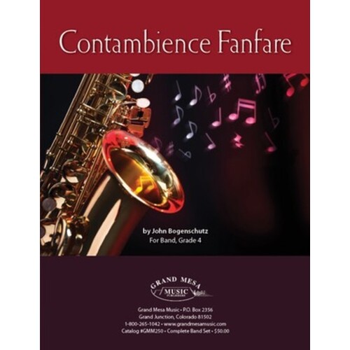 Contambience Fanfare Concert Band 4 Score Only (Music Score) Book