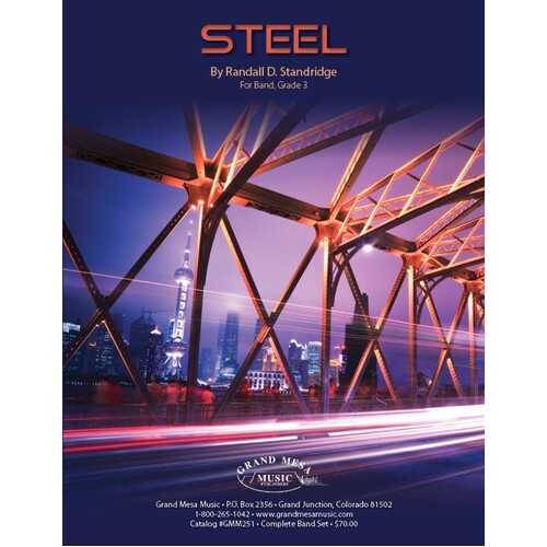 Steel Concert Band 3 Tenor Sax Part Only (Part) Book