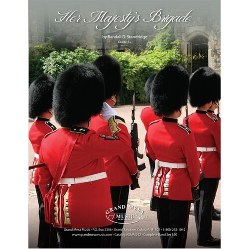 Her Majestys Brigade Concert Band 2 Score Only (Music Score) Book