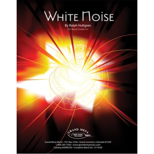 White Noise Concert Band 5 Score Only (Music Score) Book