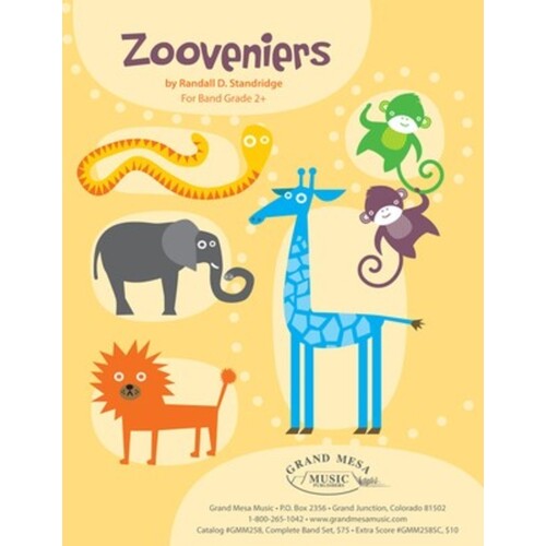 Zooveniers Concert Band 2 Score Only (Music Score) Book