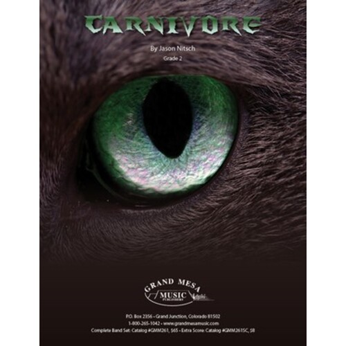 Carnivore Concert Band 2 Score Only (Music Score) Book