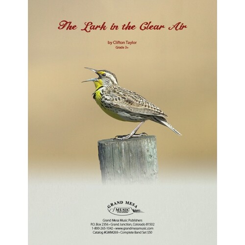 Lark In The Clear Air Concert Band 3 Score/Parts Book