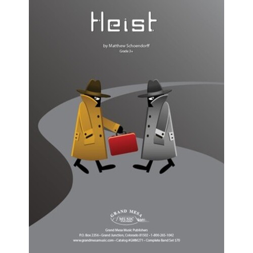 Heist Concert Band 3 Score Only (Music Score) Book