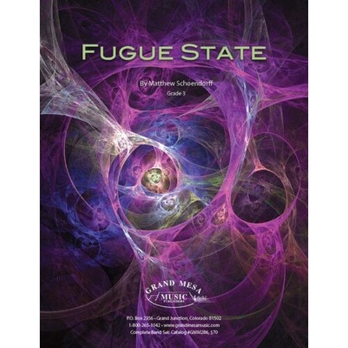 Fugue State Concert Band 3 Score Only (Music Score) Book