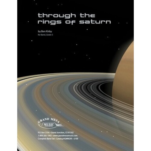 Through The Rings Of Saturn Concert Band 5 Score Only (Music Score) Book