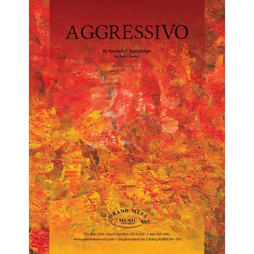 Aggressivo Concert Band 2 Score/Parts Book