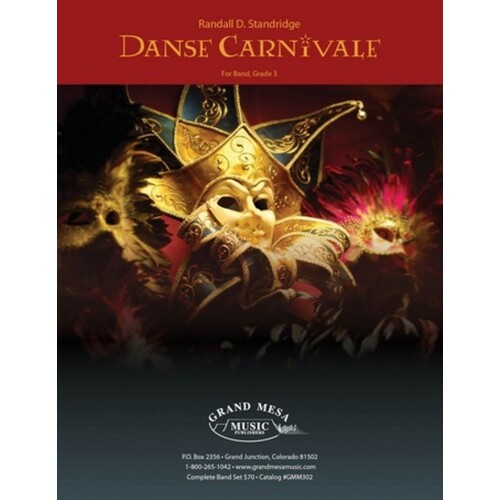 Danse Carnivale Concert Band 3 Score/Parts Book