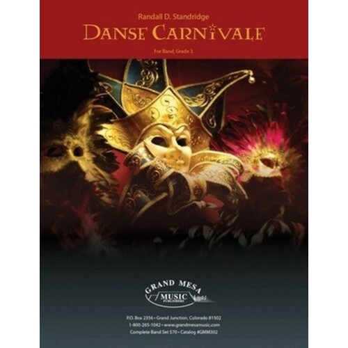 Danse Carnivale Concert Band 3 Score Book