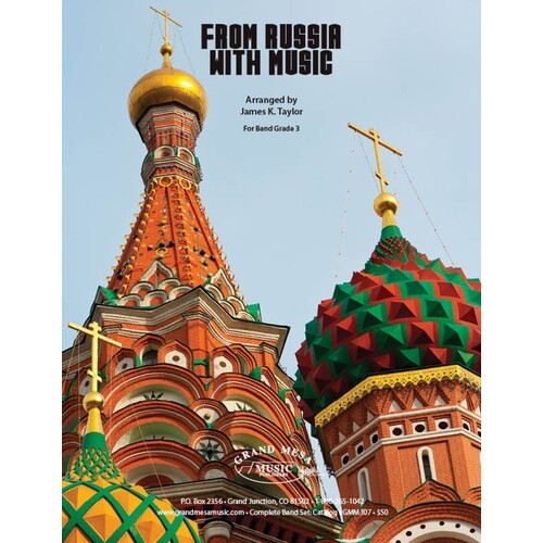 From Russia With Music Concert Band 3 Score/Parts Book