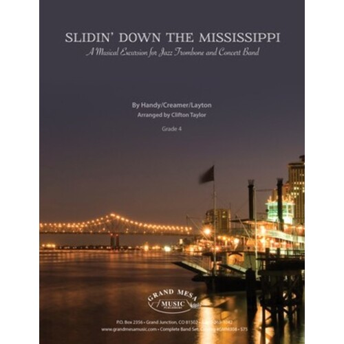 Slidin Down The Mississippi Concert Band 4 Score Only (Music Score) Book