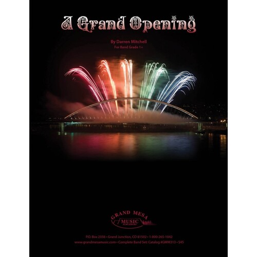 Grand Opening Concert Band 1 Score/Parts Book