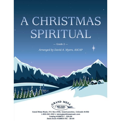 A Christmas Spiritual Concert Band 2 Score Book