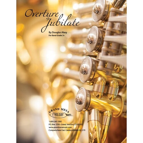 Overture Jubliate Concert Band 3 Score/Parts Book