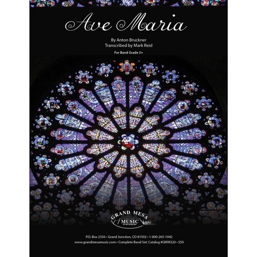 Ave Maria Concert Band 3 Score/Parts Book