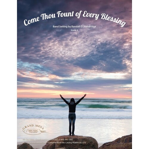 Come Thou Fount Of Every Blessing Concert Band 3 Score/Parts Book