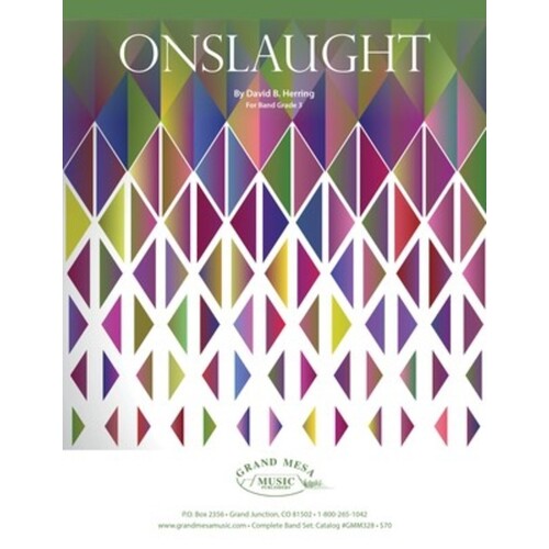 Onslaught Concert Band 3 Score Only (Music Score) Book