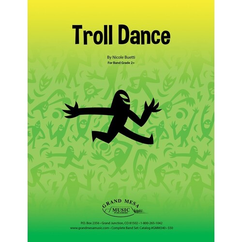 Troll Dance Concert Band 2.5 Score/Parts Book