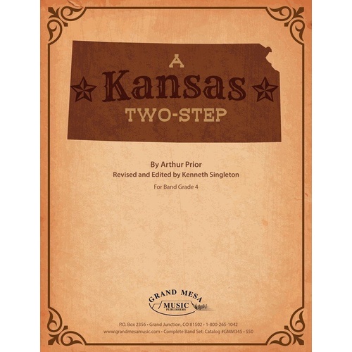 Kansas Two Step for Concert Band Arrangement by Kenneth Singleton