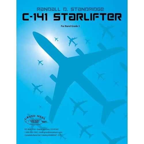 C-141 Starlifter Concert Band 3 Score/Parts Book