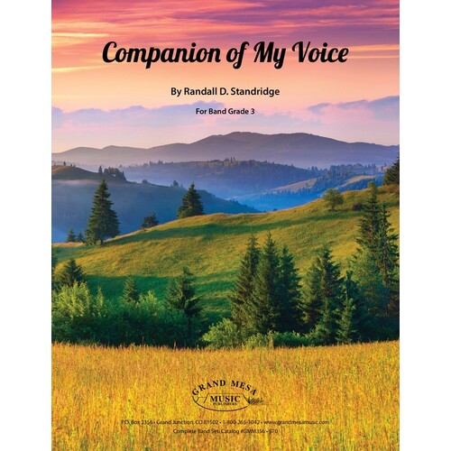 Companion Of My Voice Concert Band 3 Score/Parts Book