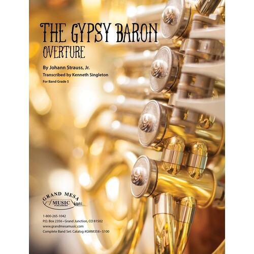 Gypsy Baron Overture Concert Band 5 Score/Parts Book