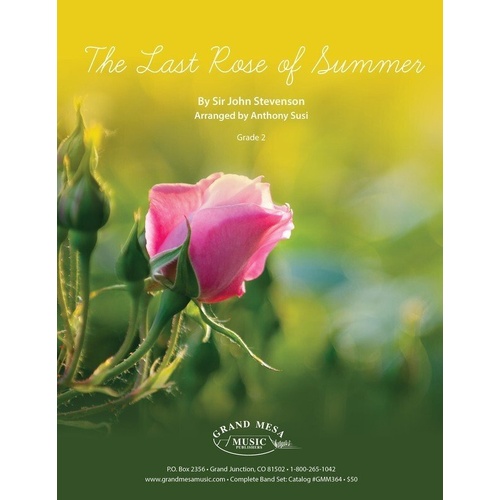 The Last Rose of Summer - Arranged by Anthony Susi for Various Solo Instruments