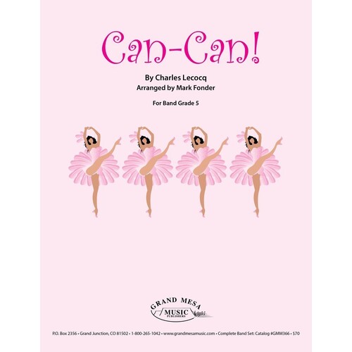 Can Can! Concert Band 5 Score/Parts Book